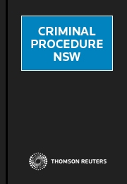 Latest Updates To Criminal Procedure (NSW) | Thomson Reuters